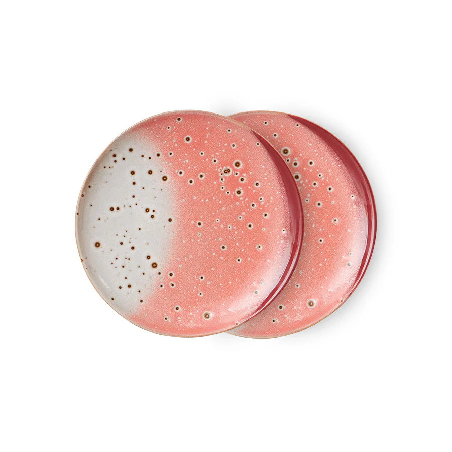 70’s Dessert Bordjes Lychee (set van 2)