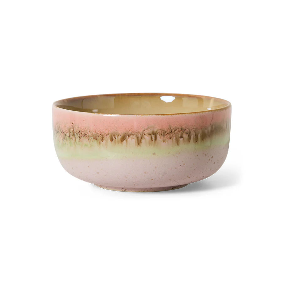 70s ceramics: Dessert Kom Glaze
