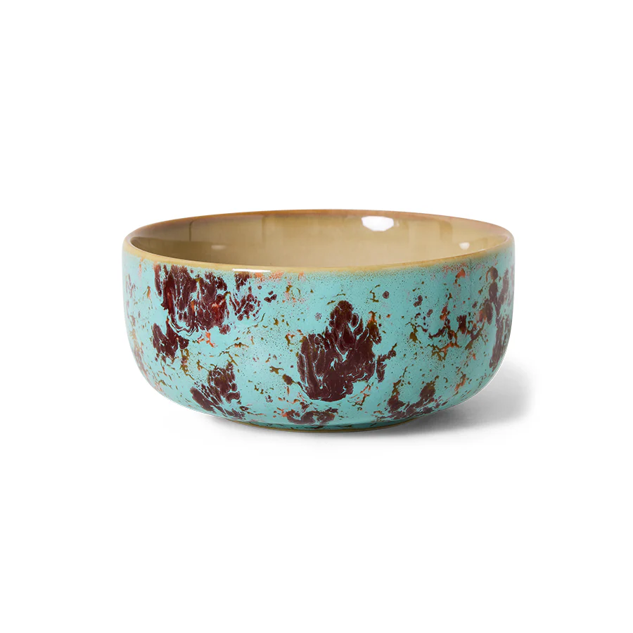 70s ceramics: Dessert Kom Patina
