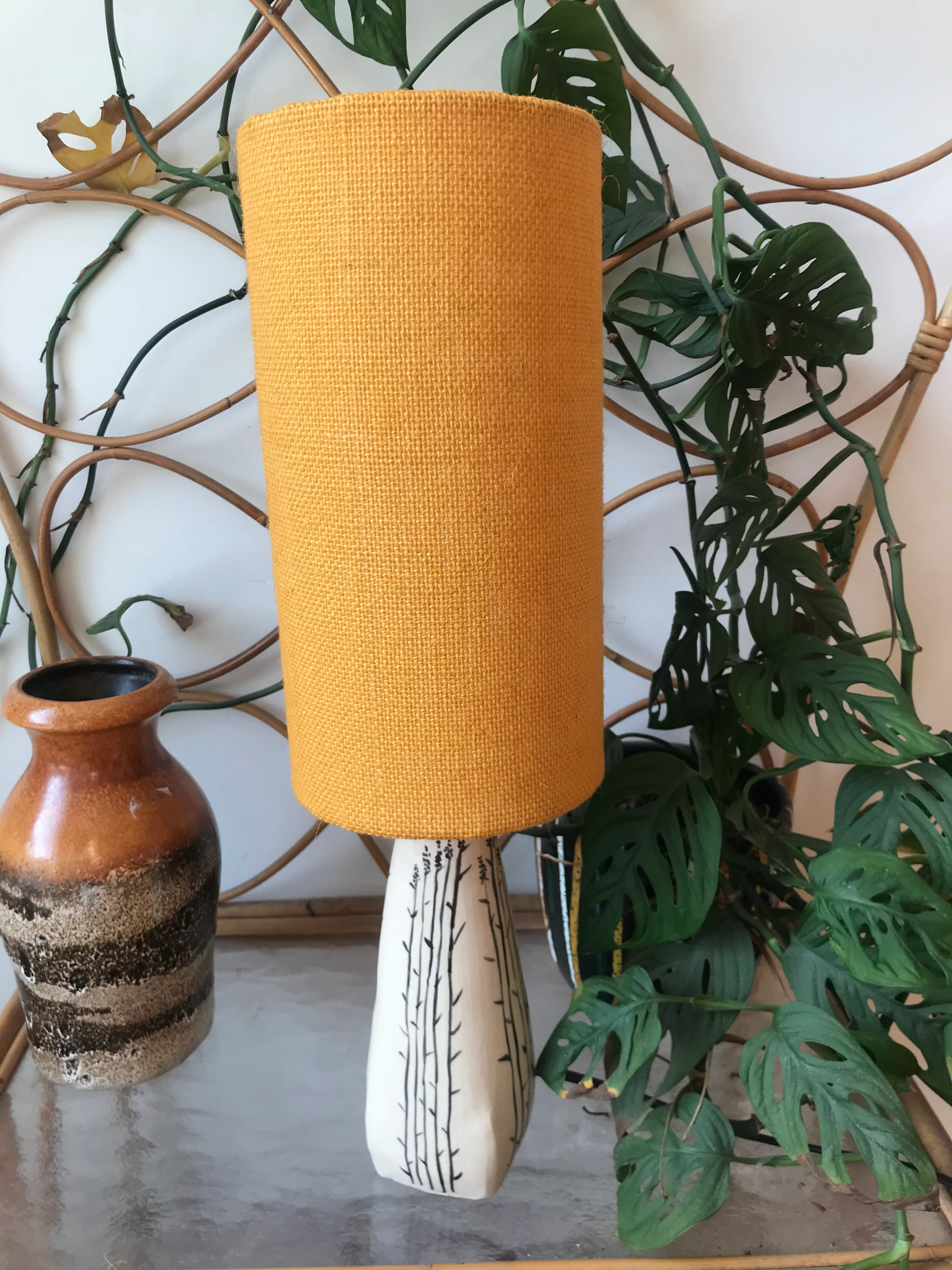 Handgemaakte schemerlamp
