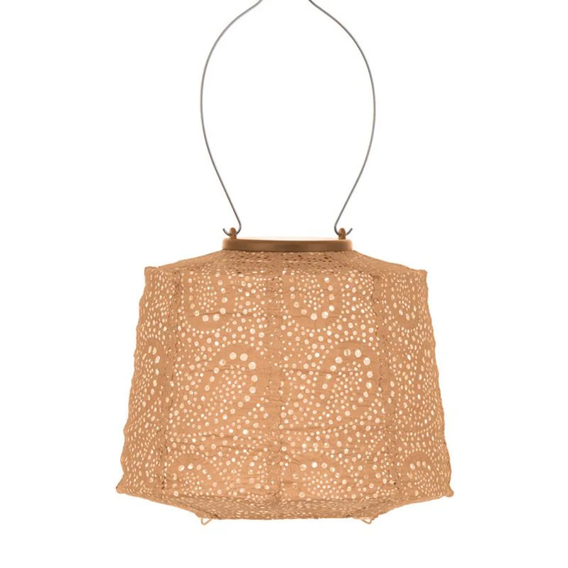 Lumiz Solar Lampion – Lampshade 20cm Paisley (Apricot)