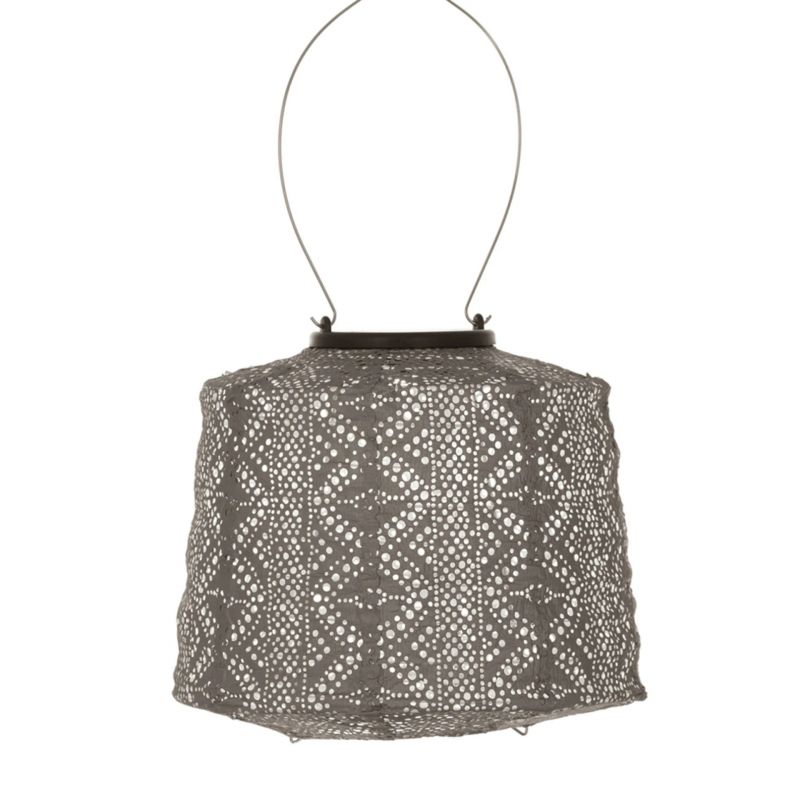 Lumiz Solar Lampion – Lampshade 20cm Lace (Taupe)