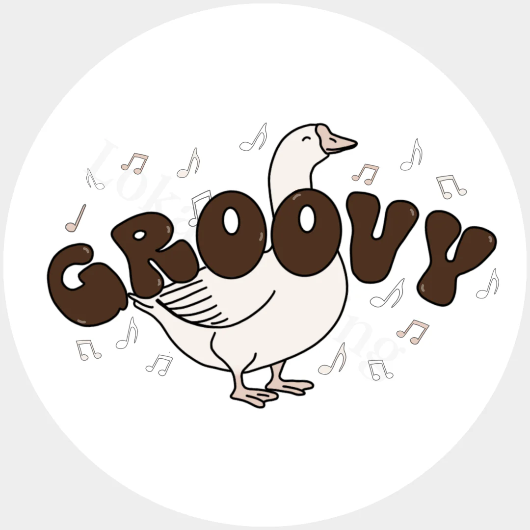 Onderzetter Groovy Goose Bruin Onderzetter Groovy Goose Bruin