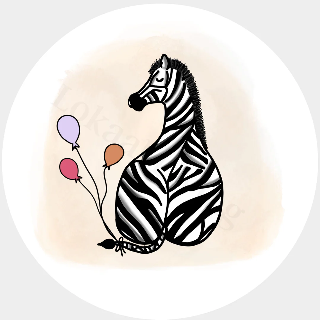 Muurcirkel Zebra Muurcirkel Zebra