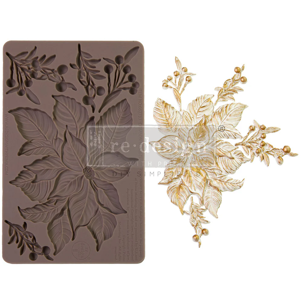 Mal – Re-design with Prima -CRIMSON BLOOMS