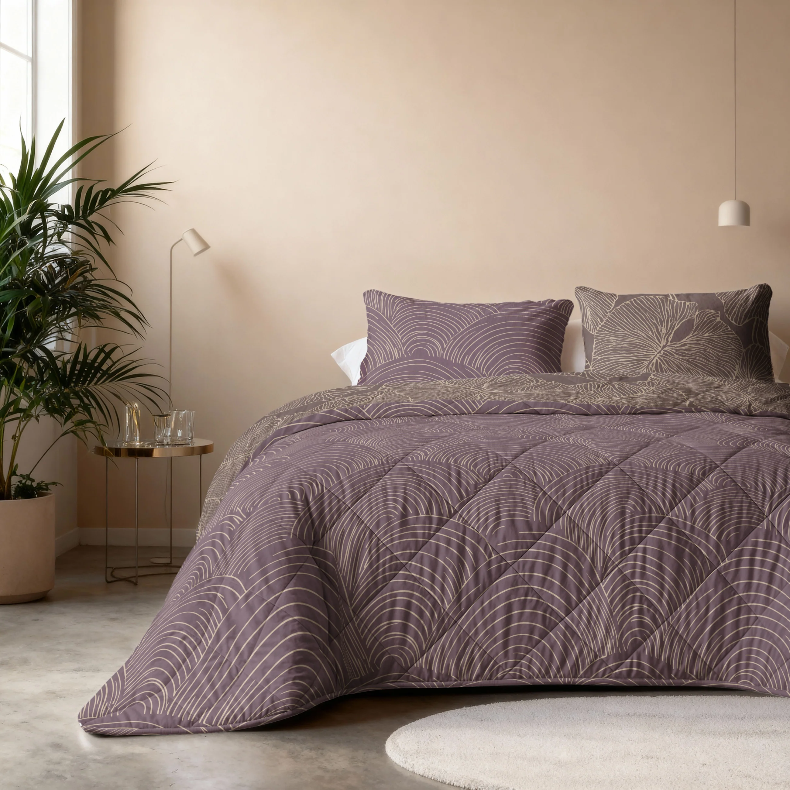 Sleeptime Dekbed en Overtrek in 1 – Mauve