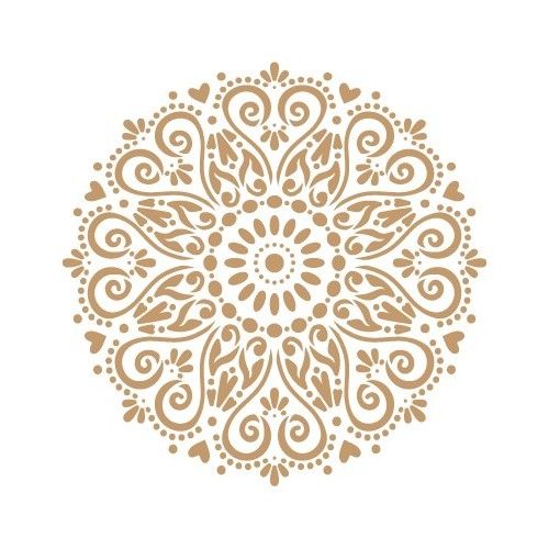 Sjabloon Mandala A – 100 cm