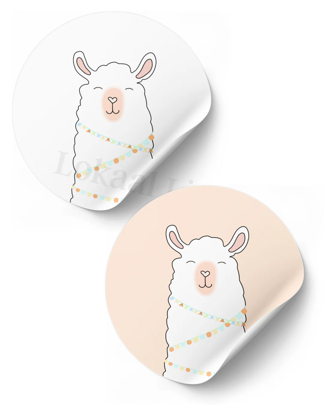 Stickerset Alpaca