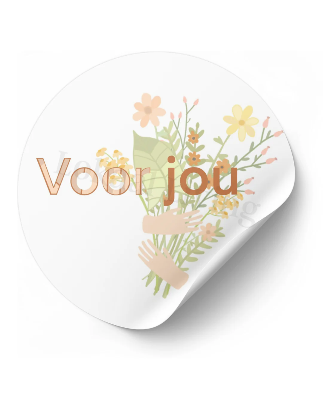 Stickerset Bloemen voor jou Stickerset Bloemen voor jou