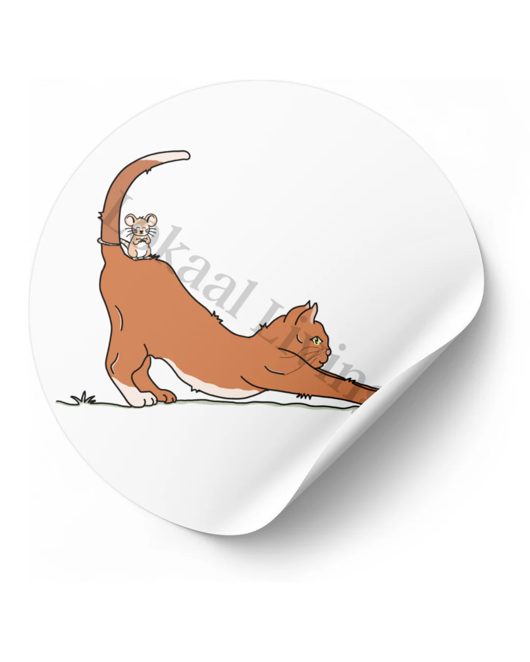 Stickerset Kat en muis Stickerset Kat en muis