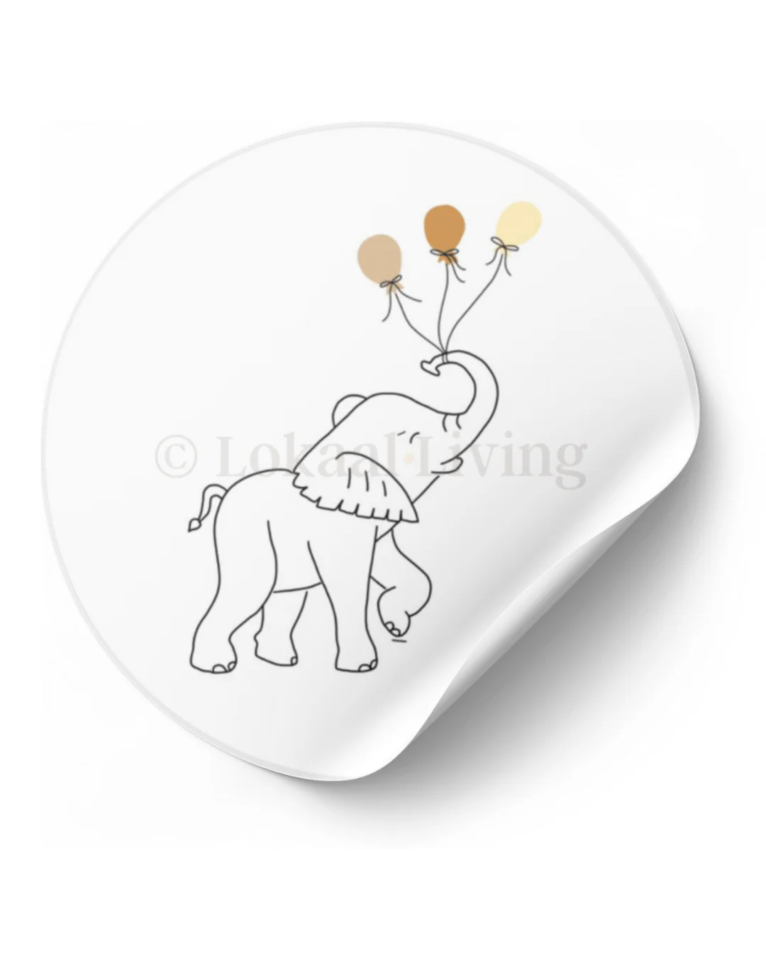 Stickerset Olifant Stickerset Olifant