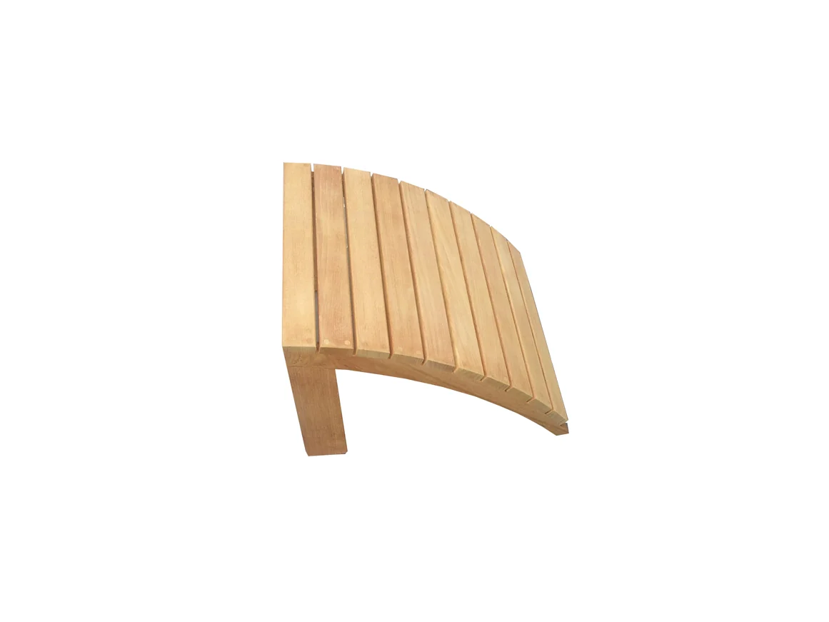 Traditional Teak Sienna Beachchair Voetstoel