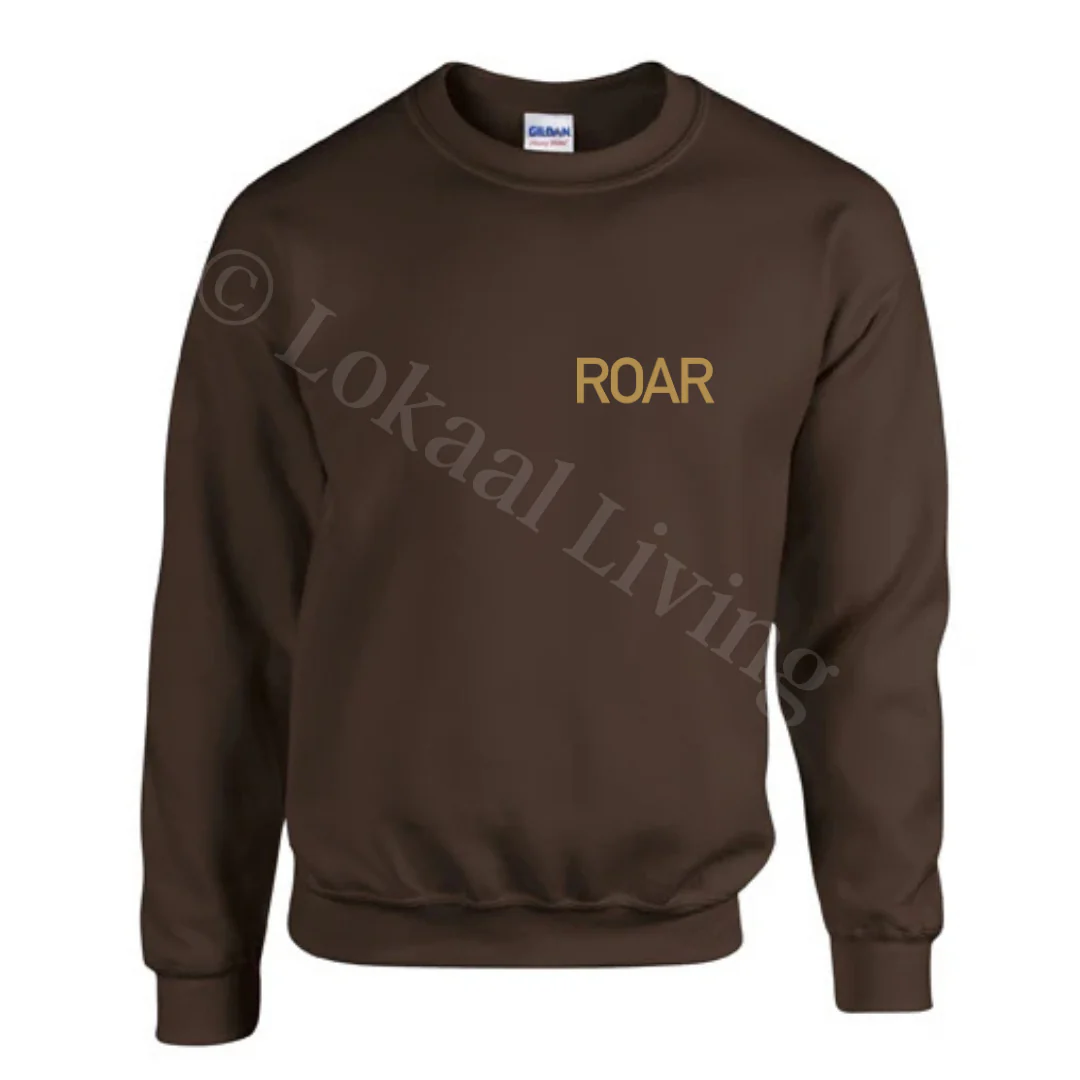 Sweater – Chocolade bruin – volwassenen – (ontwerp naar keuze)